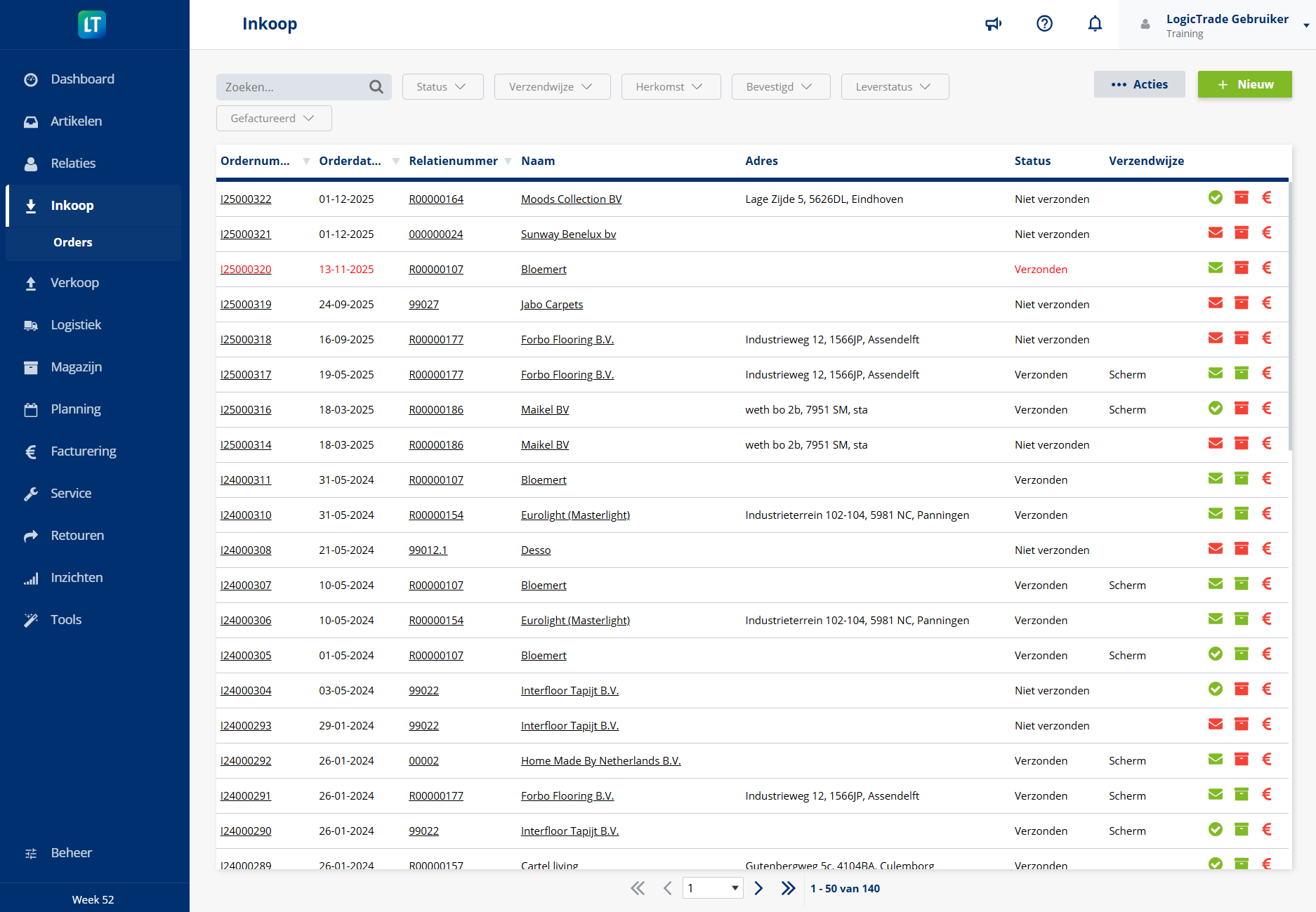 Einkaufsverwaltung screenshot 1