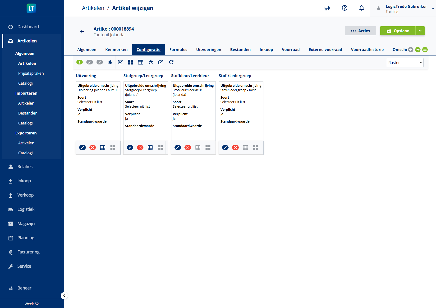 Produktkonfigurator screenshot 1